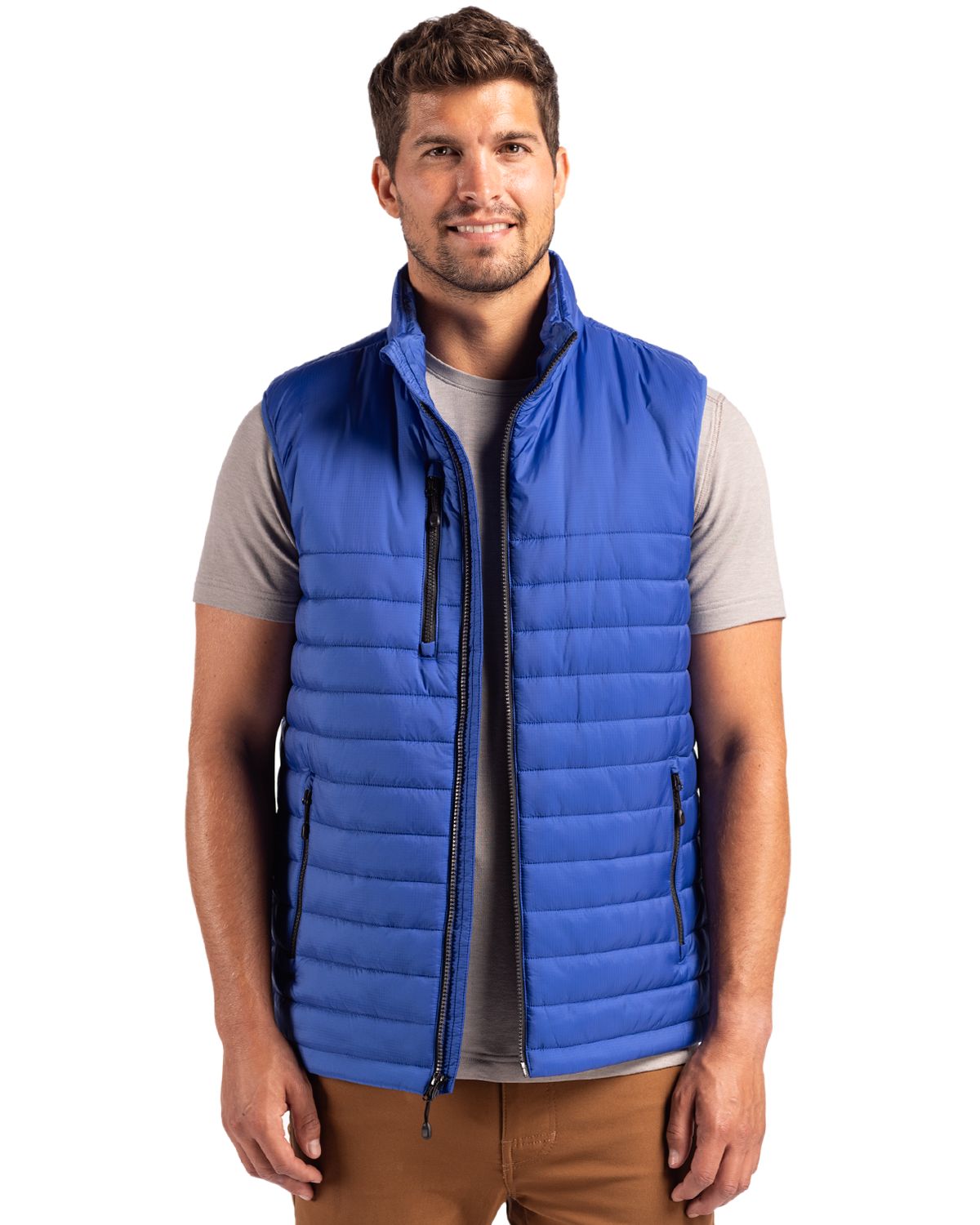 Clique® Valhalla Eco Full Zip Mens Puffer Vest