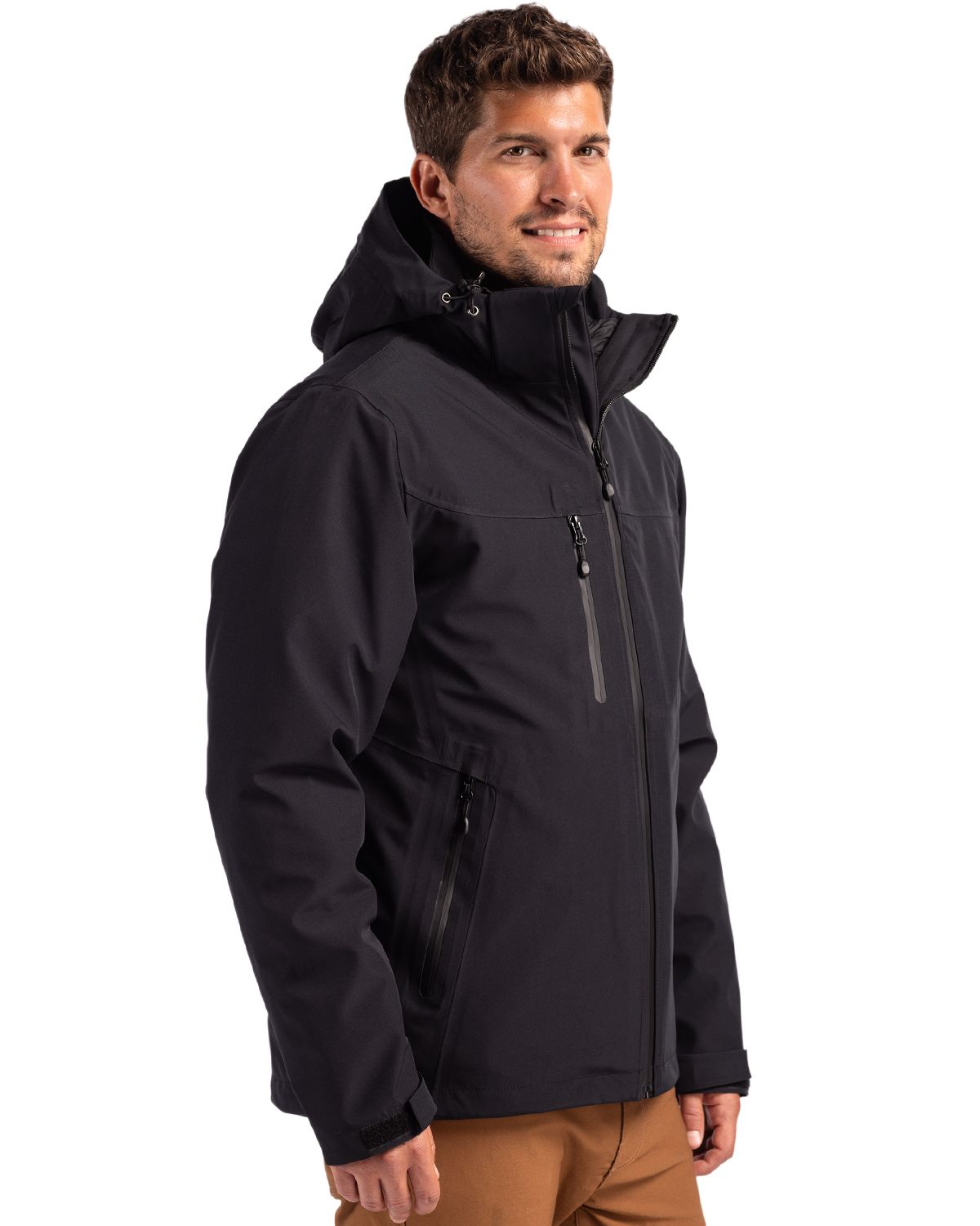 Clique® Cornice 3-in-1 Eco Waterproof Parka + Inner Layer Full Zip Mens Jacket System