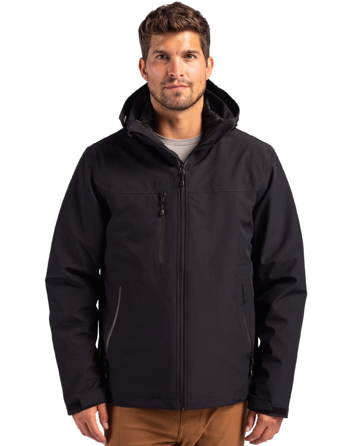 Clique® Cornice 3-in-1 Eco Waterproof Parka + Inner Layer Full Zip Mens Jacket System