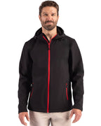Clique® Tempo Recycled Stretch Softshell Mens Hooded Jacket