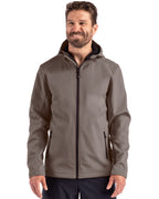 Clique® Tempo Recycled Stretch Softshell Mens Hooded Jacket