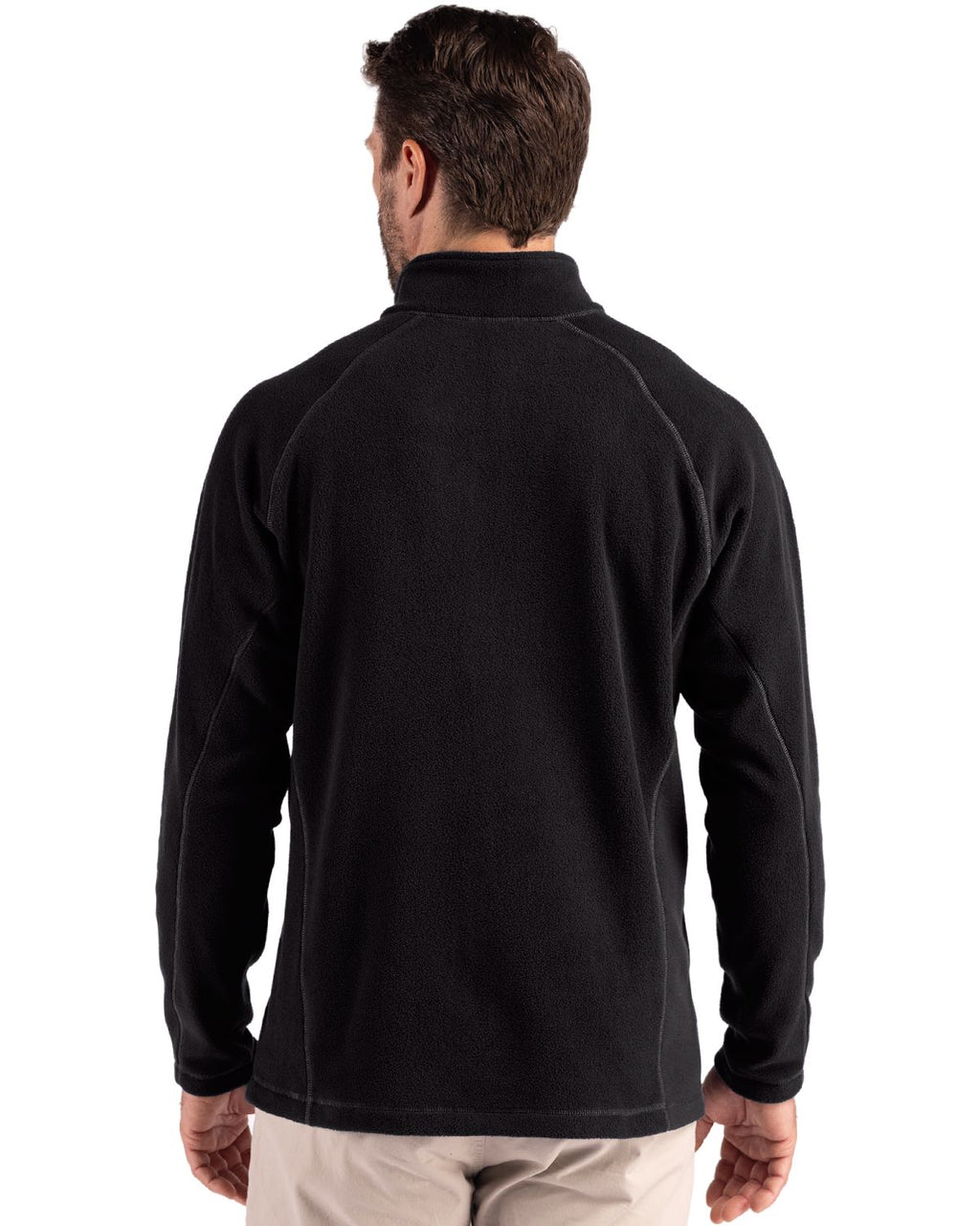 Clique® Powder Recycled Fleece Mens Quarter Zip Pull Over