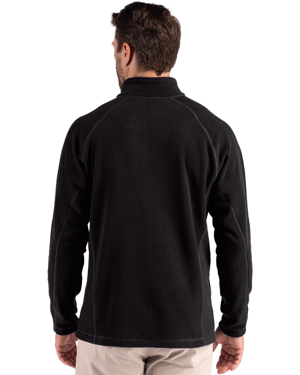 Clique® Powder Recycled Fleece Mens Quarter Zip Pull Over