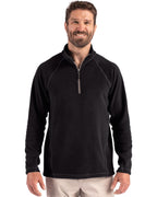 Clique® Powder Recycled Fleece Mens Quarter Zip Pull Over
