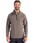 Clique® Powder Recycled Fleece Mens Quarter Zip Pull Over