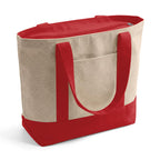Iconic Large Zipper Shopping Bag