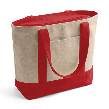 Iconic Large Zipper Shopping Bag
