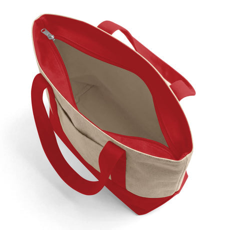 Iconic Large Zipper Shopping Bag