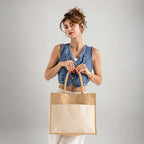Large Easy-Print Jute Bag