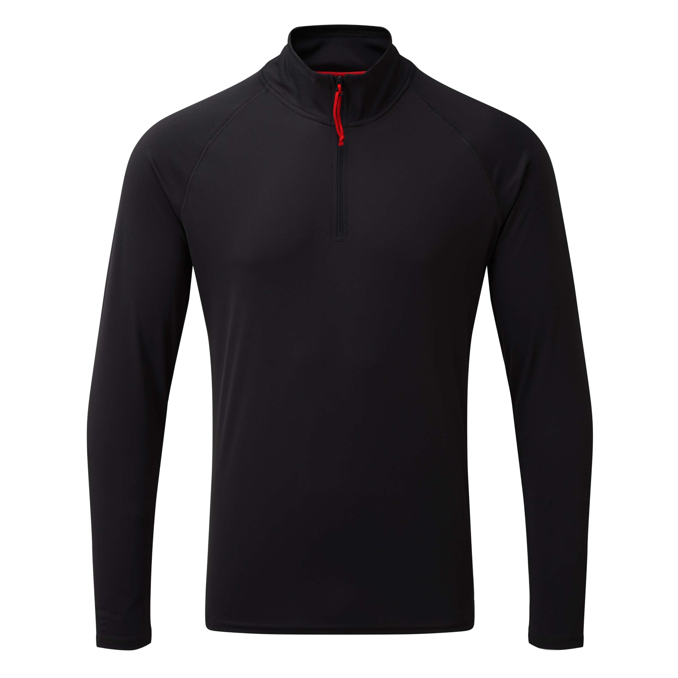 Gill Men's UV Tec Long Sleeve Zip Tee - Black