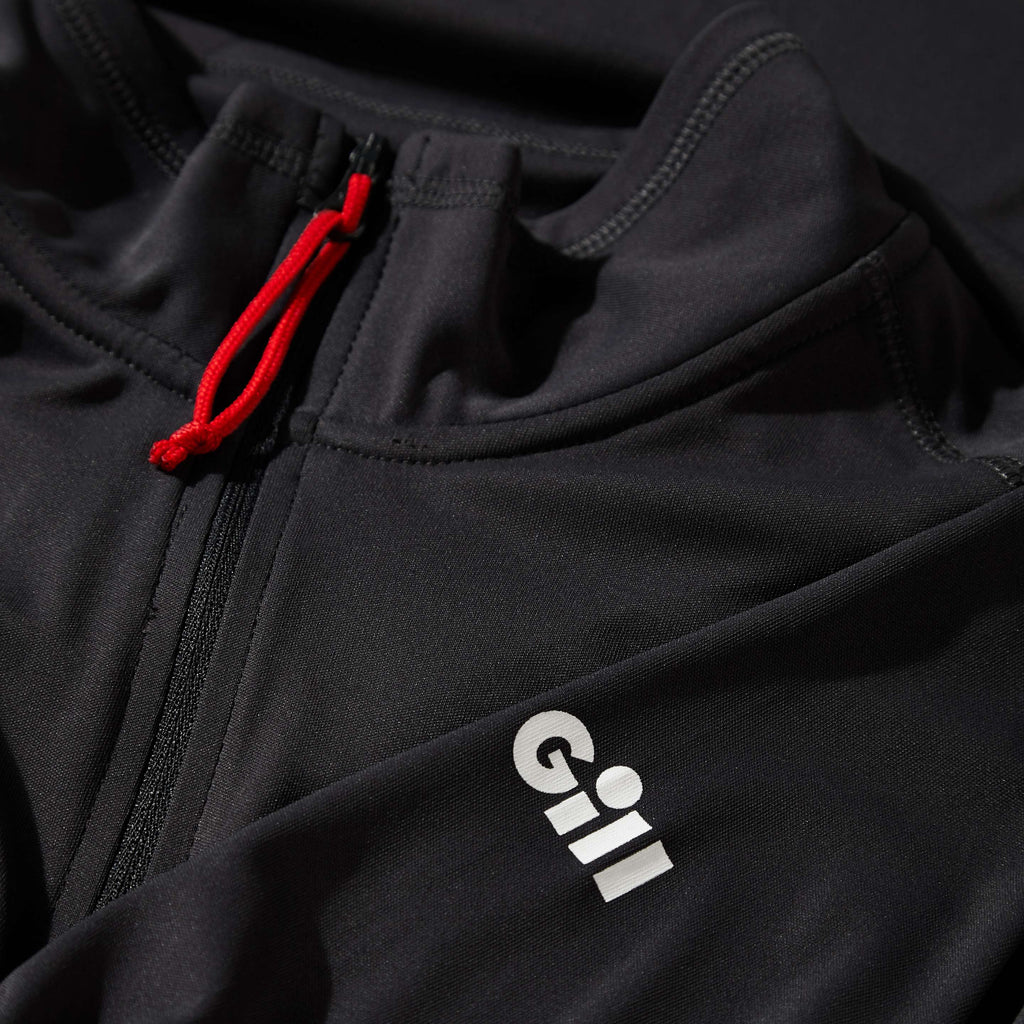Gill Men's UV Tec Long Sleeve Zip Tee back