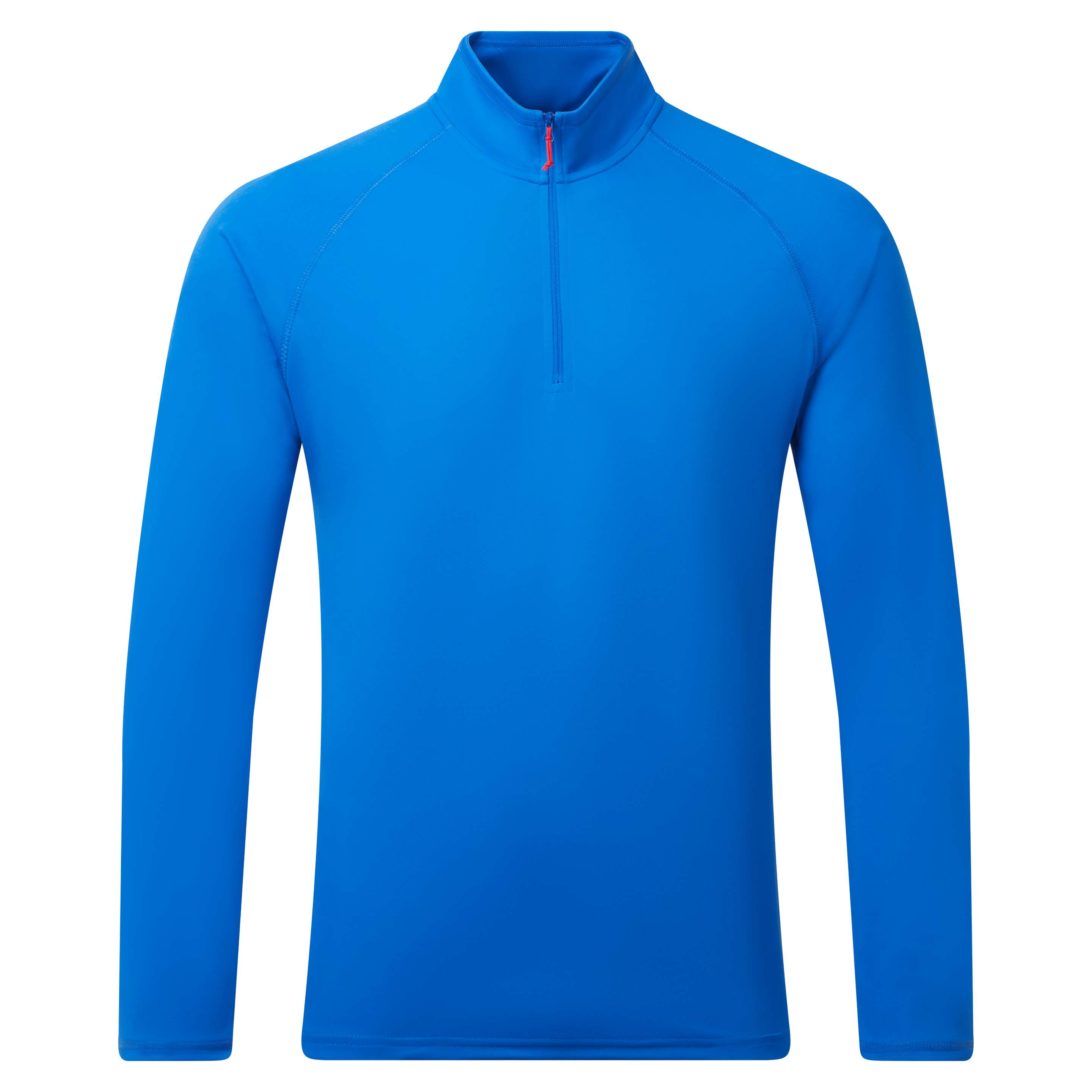 Gill Men's UV Tec Long Sleeve Zip Tee - Tidal Blue
