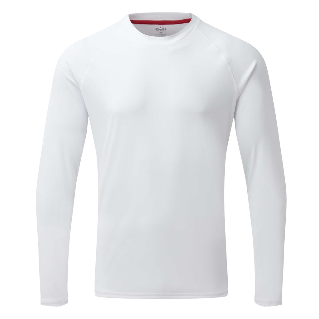 Gill Men's UV Tec Long Sleeve Tee - White