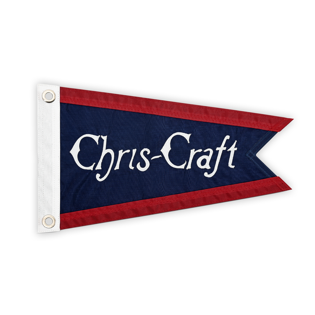 16"x10" Chris-Craft Grommet Vintage Pennant Flag