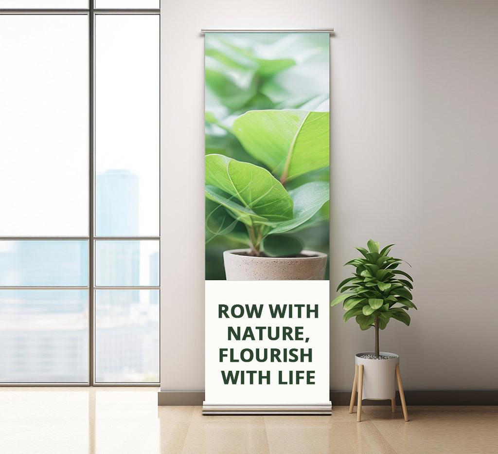 24" Retractable Banner Stand