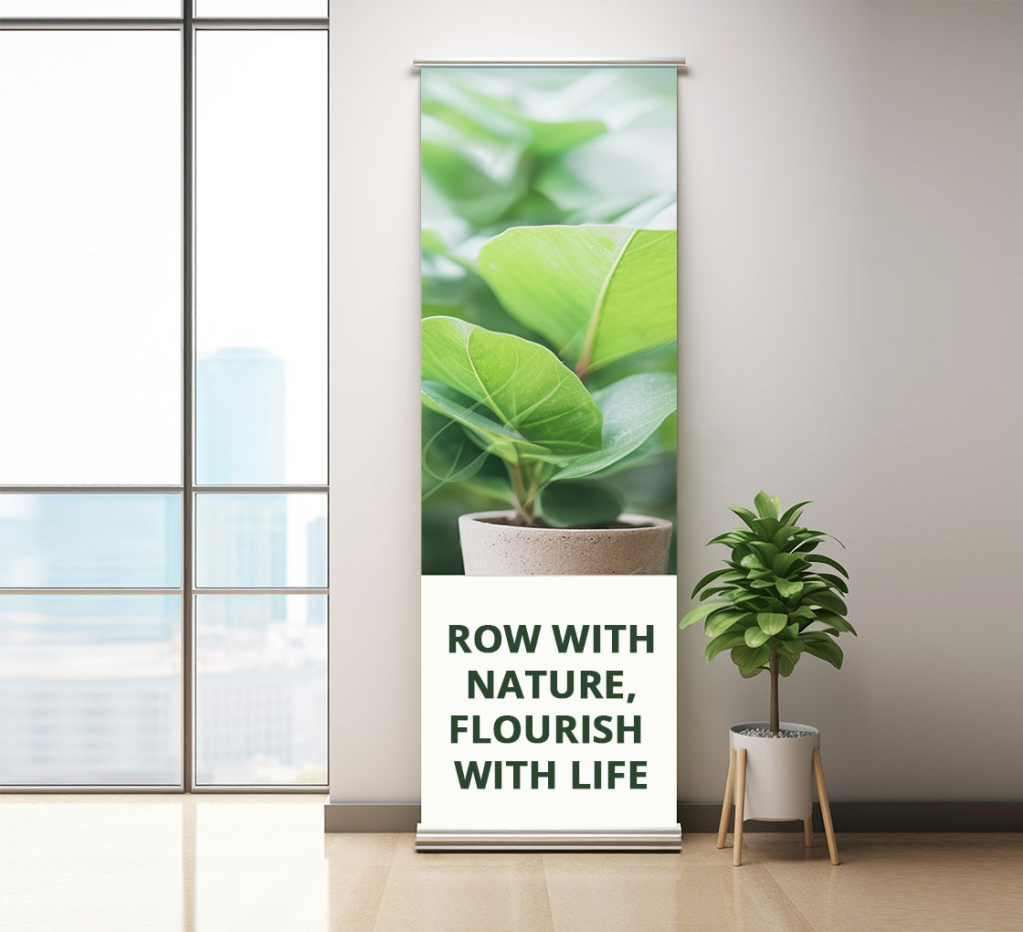 24" Retractable Banner Stand