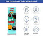 24" Retractable Banner Stand