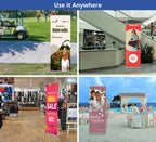 24" Retractable Banner Stand