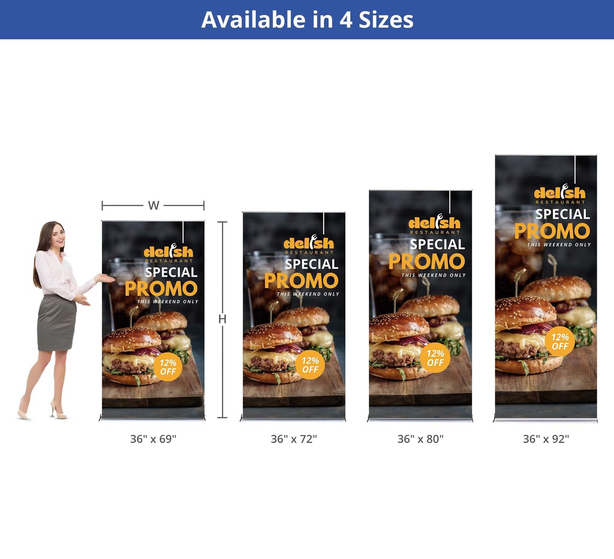 36" Retractable Banner