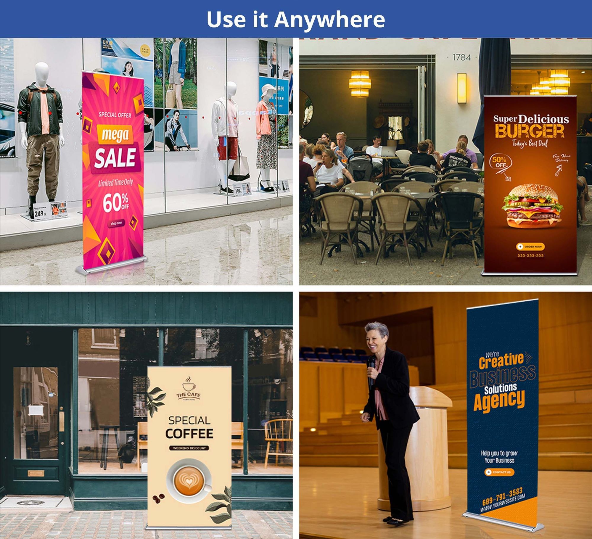 36" Retractable Banner