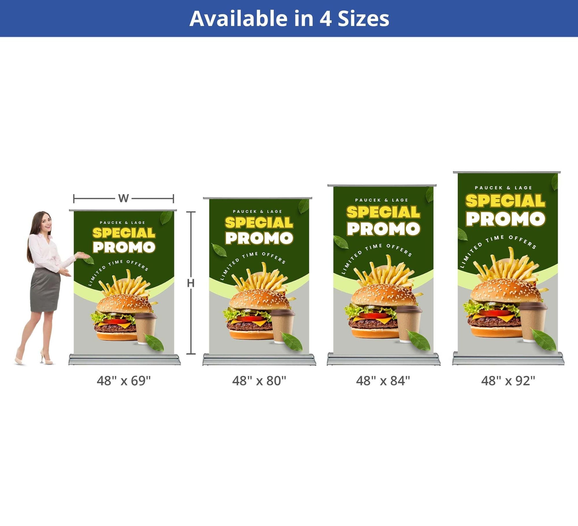 40" Retractable Banner