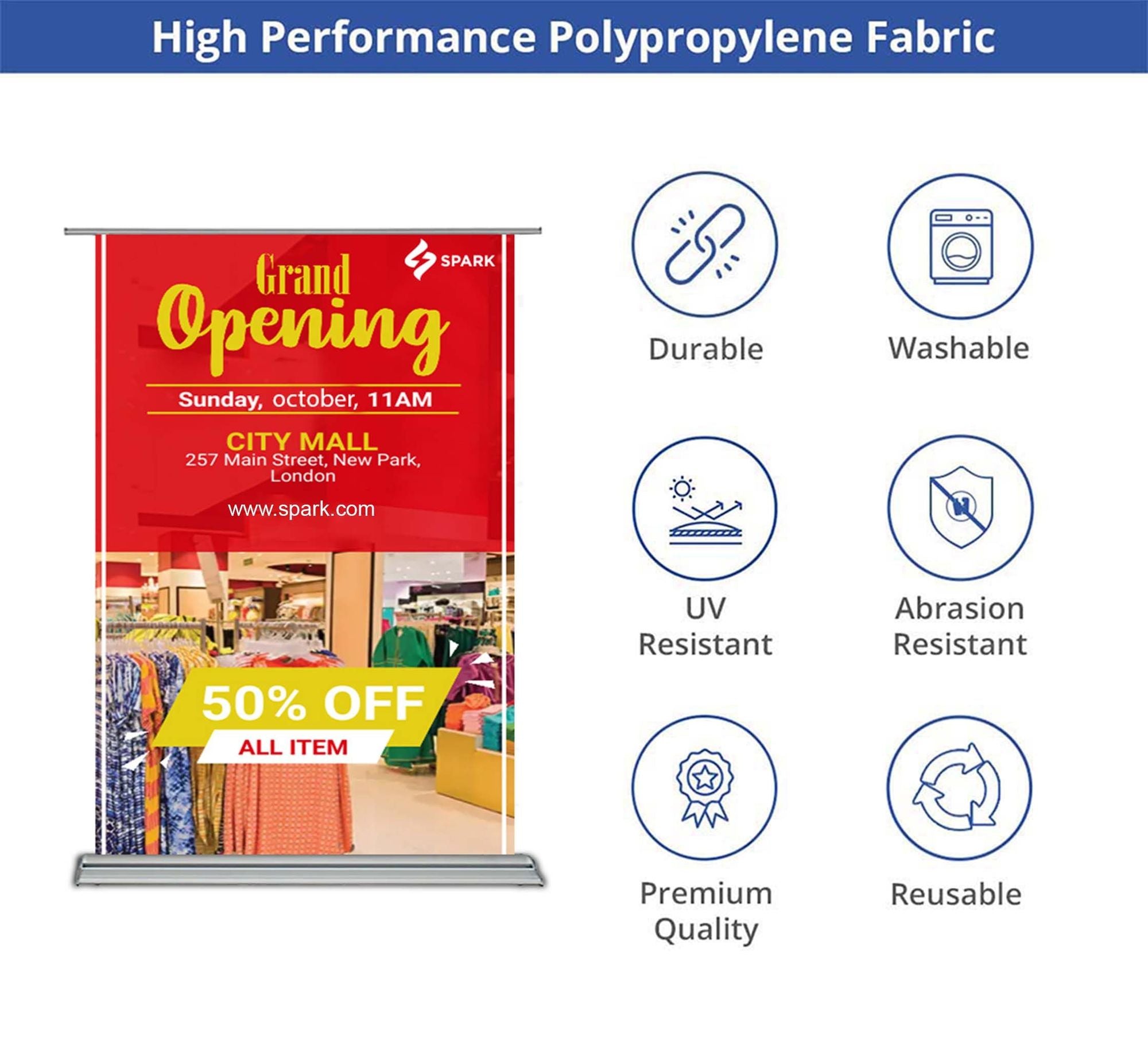 60" Retractable Banner