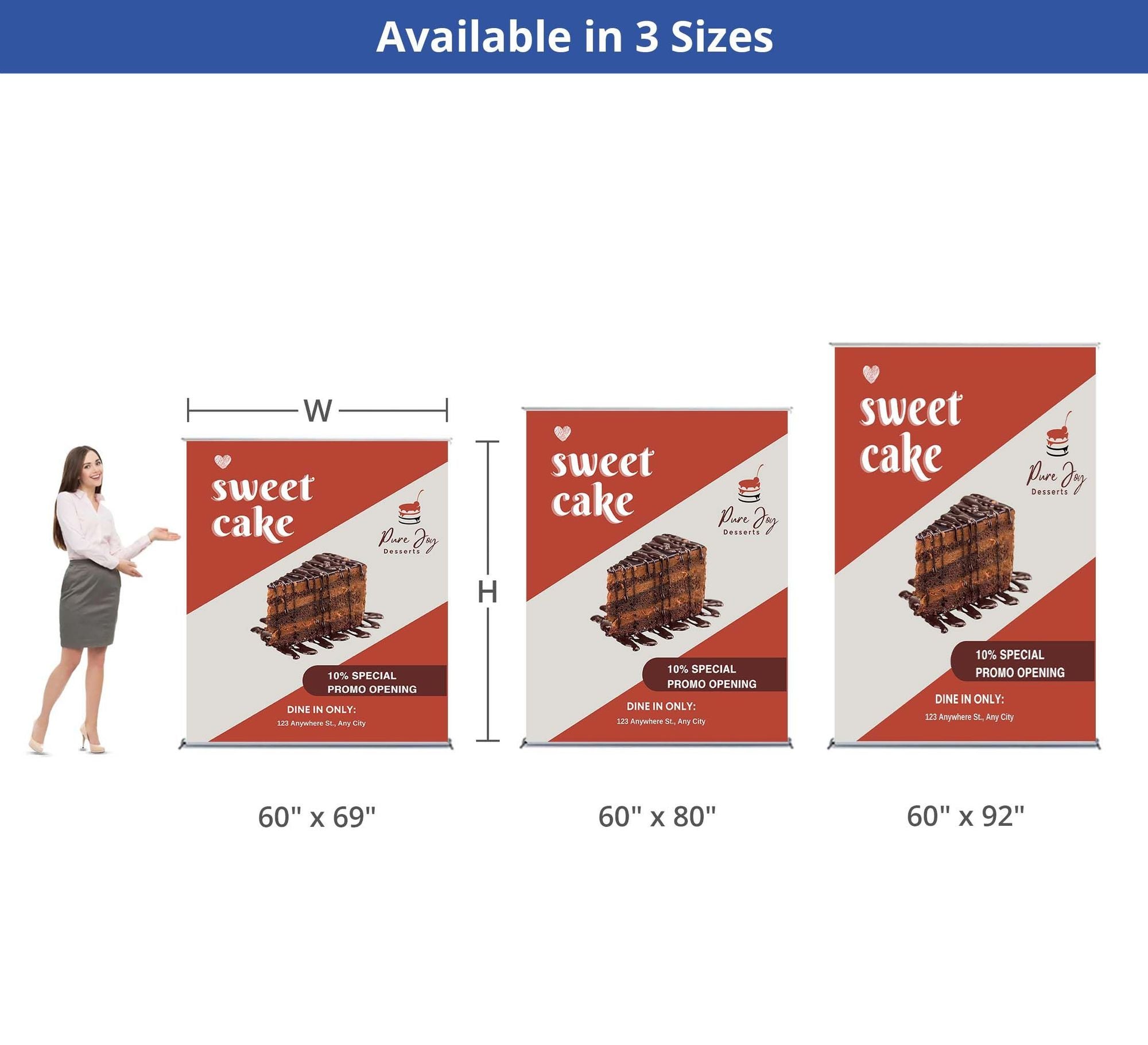 60" Retractable Banner