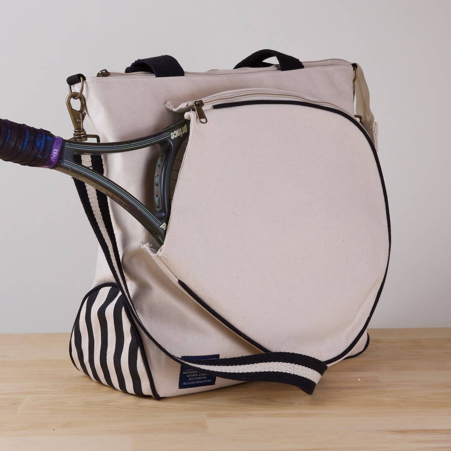 Tennis Tote Custom Private Label Heavyweight Canvas