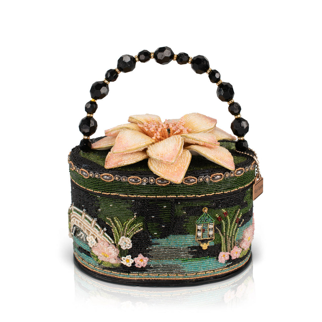 Floating Lotus Top Handle Handbag