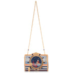 Mary Frances Set Sail Beaded Nautical Crossbody Handbag
