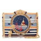 Mary Frances Set Sail Beaded Nautical Crossbody Handbag