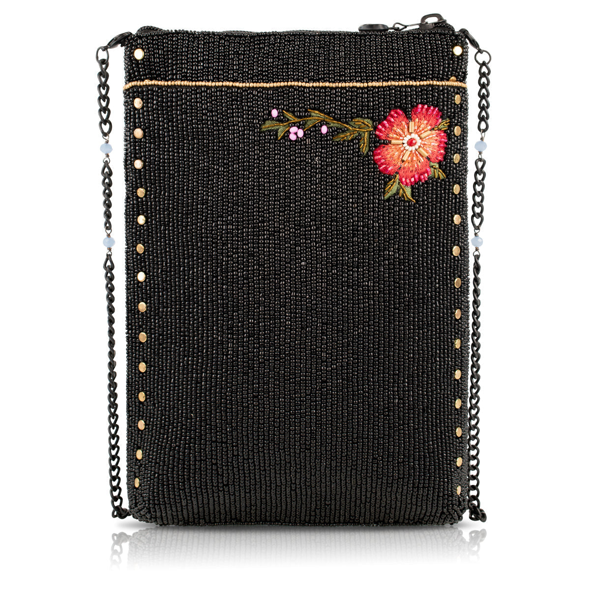 Love Messenger Beaded and Embroidered Mini Crossbody