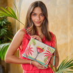 Palm Paradise Crossbody Handbag