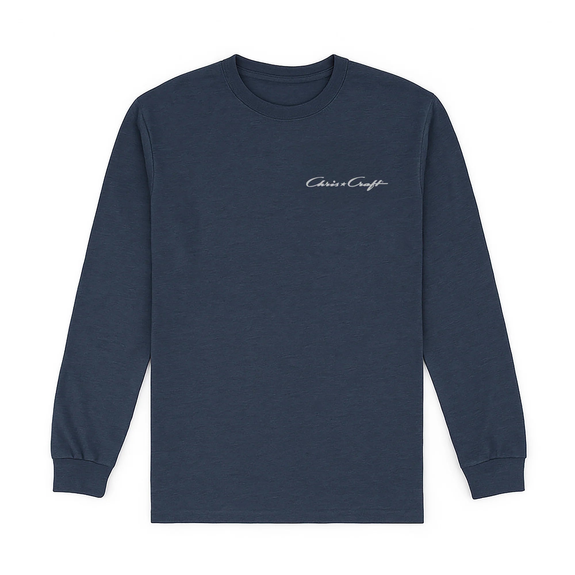 Chris-Craft® Classic Logo Premium Tri-Blend Long Sleeve Shirt