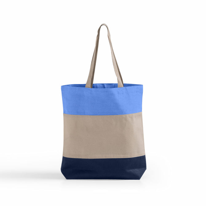 NVYC-Tri-Color Canvas Tote