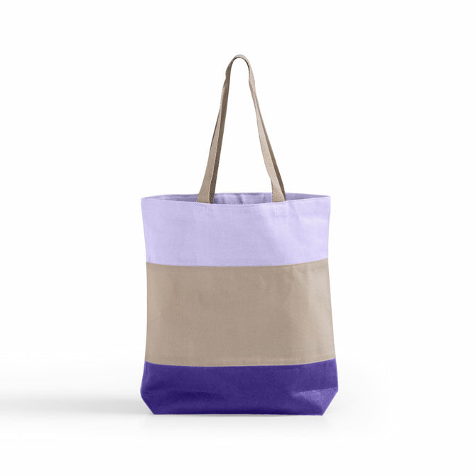 NVYC-Tri-Color Canvas Tote