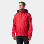 Helly Hansen Men's Crew 2.0 Hooded Jacket - Red