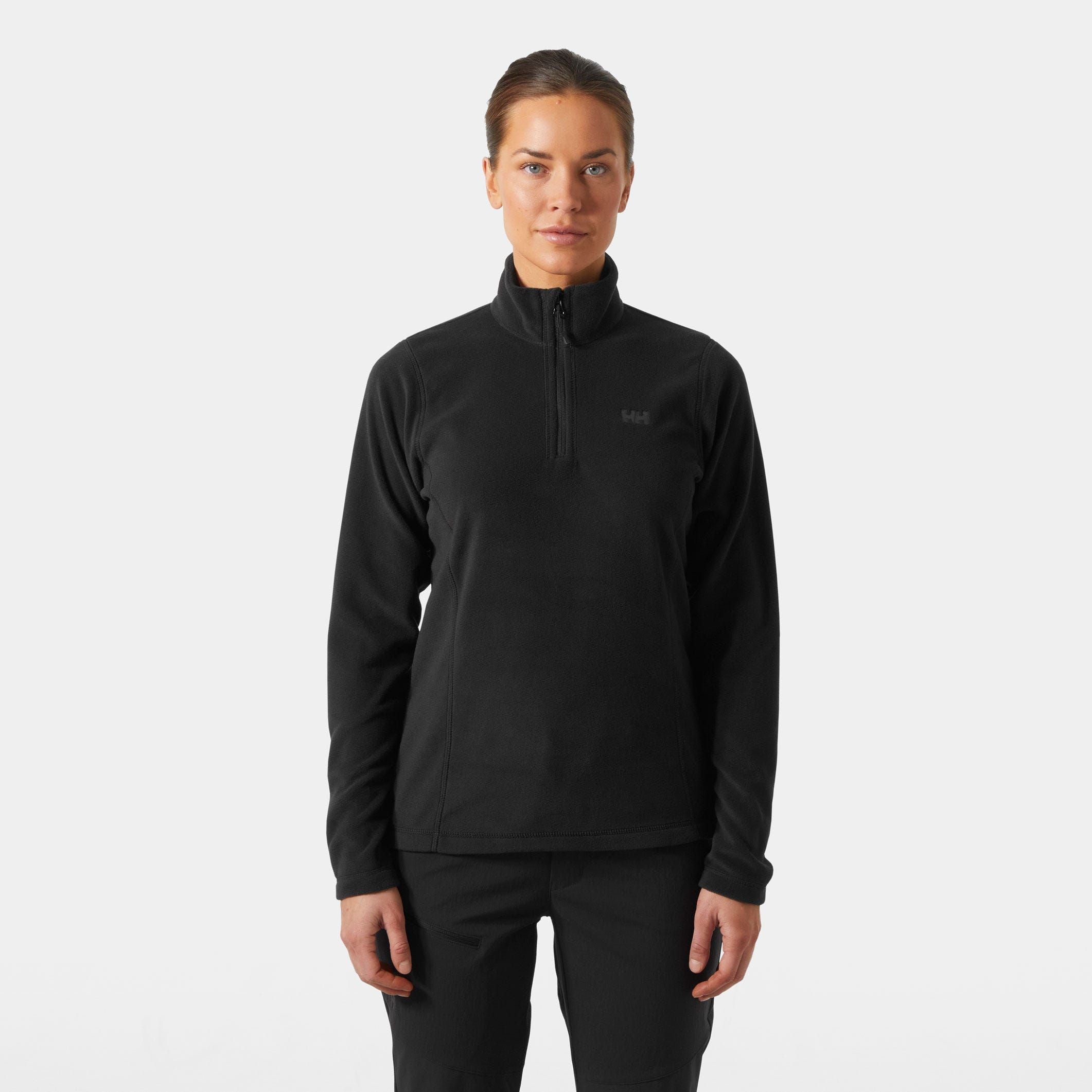 Helly Hansen Women's Daybreaker 1/2 Zip Fleece Pullover - Black