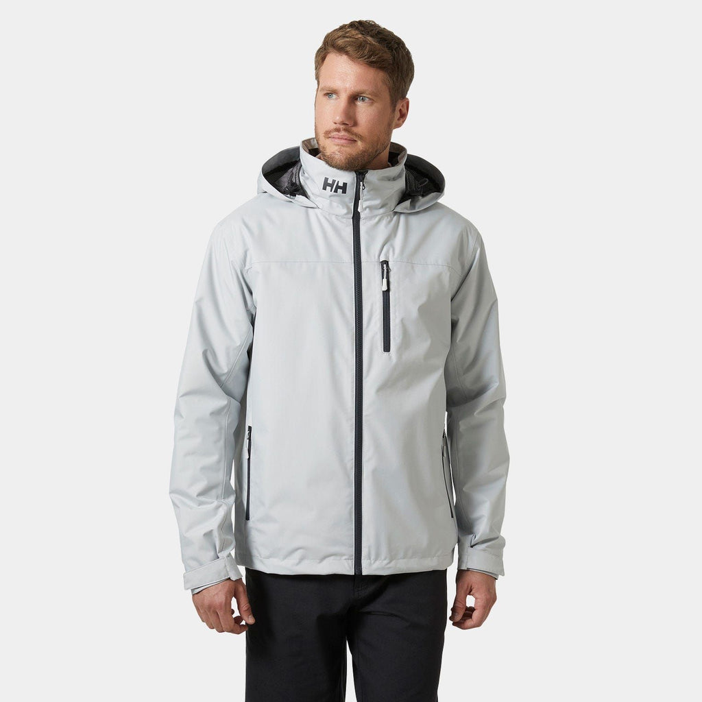 Helly Hansen Men's Crew 2.0 Hooded Midlayer Jacket - Gray Fog