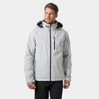 Helly Hansen Men's Crew 2.0 Hooded Midlayer Jacket - Gray Fog