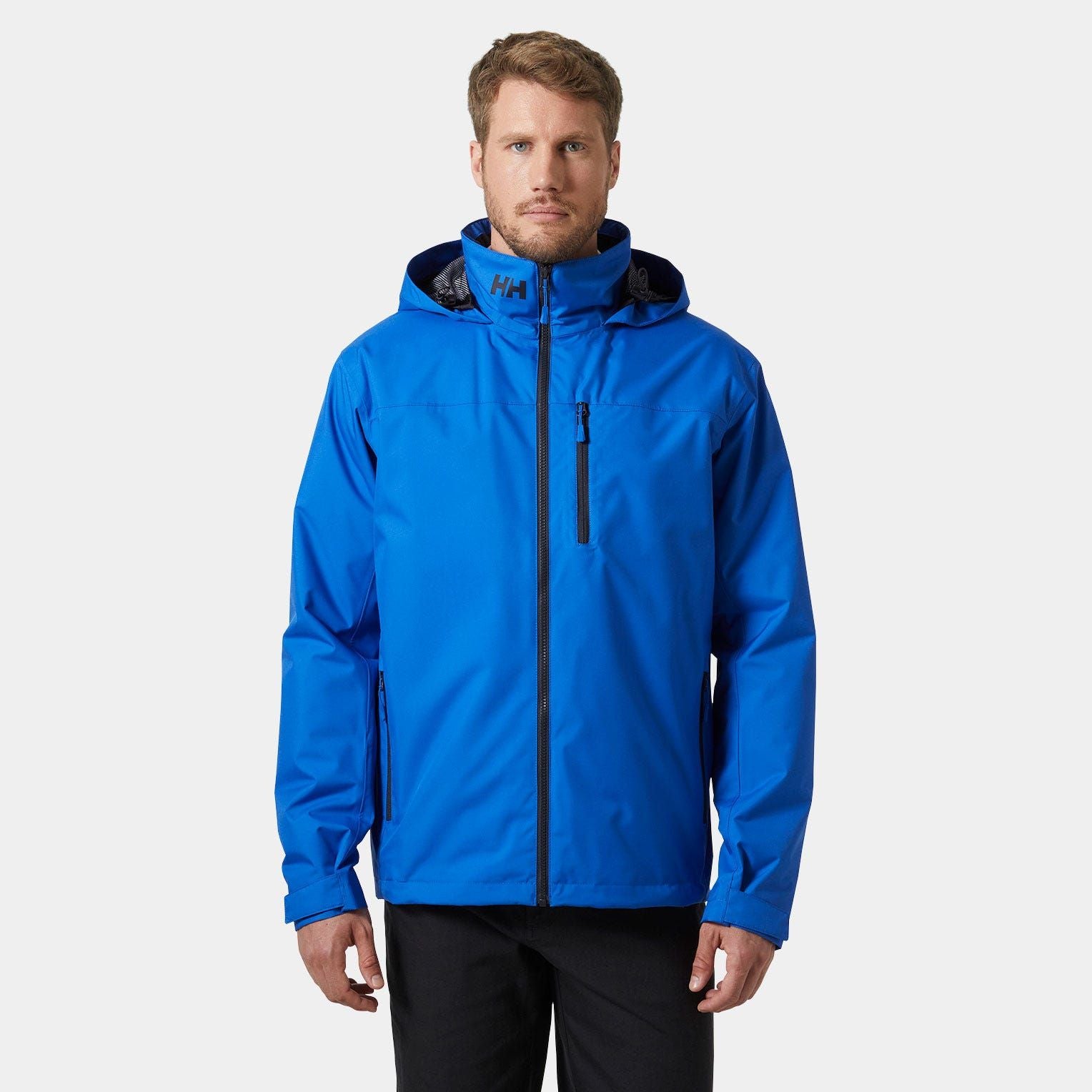 Helly Hansen Men's Crew 2.0 Hooded Midlayer Jacket - Racer Blue
