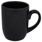 15 oz black stoneware mug