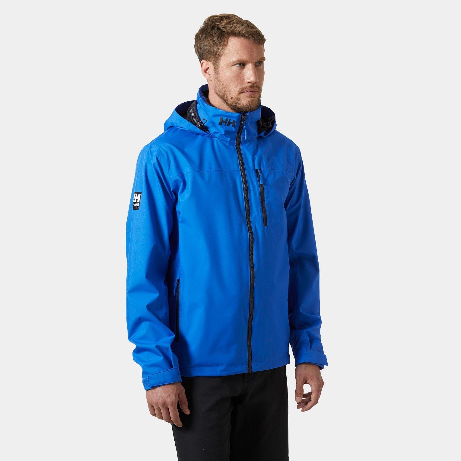 Helly Hansen Men's Crew 2.0 Hooded Jacket - Racer Blue