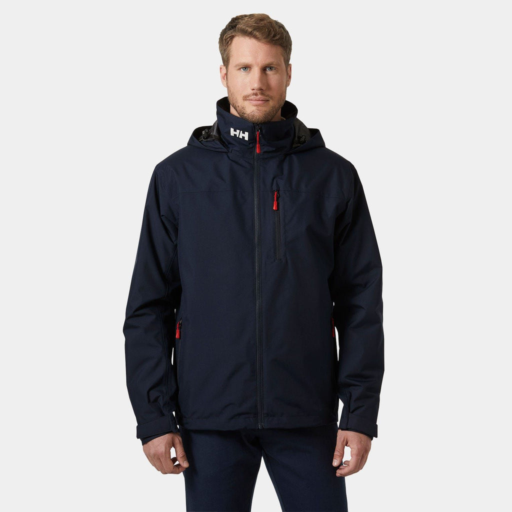 Helly Hansen Men's Crew 2.0 Hooded Midlayer Jacket - Navy Blue