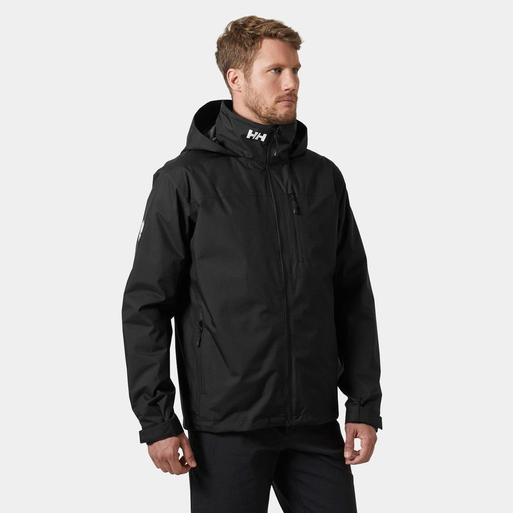 Helly Hansen Men's Crew 2.0 Hooded Midlayer Jacket - Black