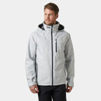 Helly Hansen Men's Crew 2.0 Hooded Jacket - Gray Fog