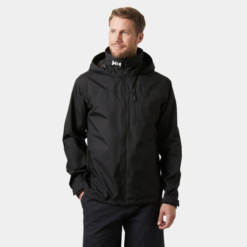 Helly Hansen Men's Crew 2.0 Hooded Jacket - Black
