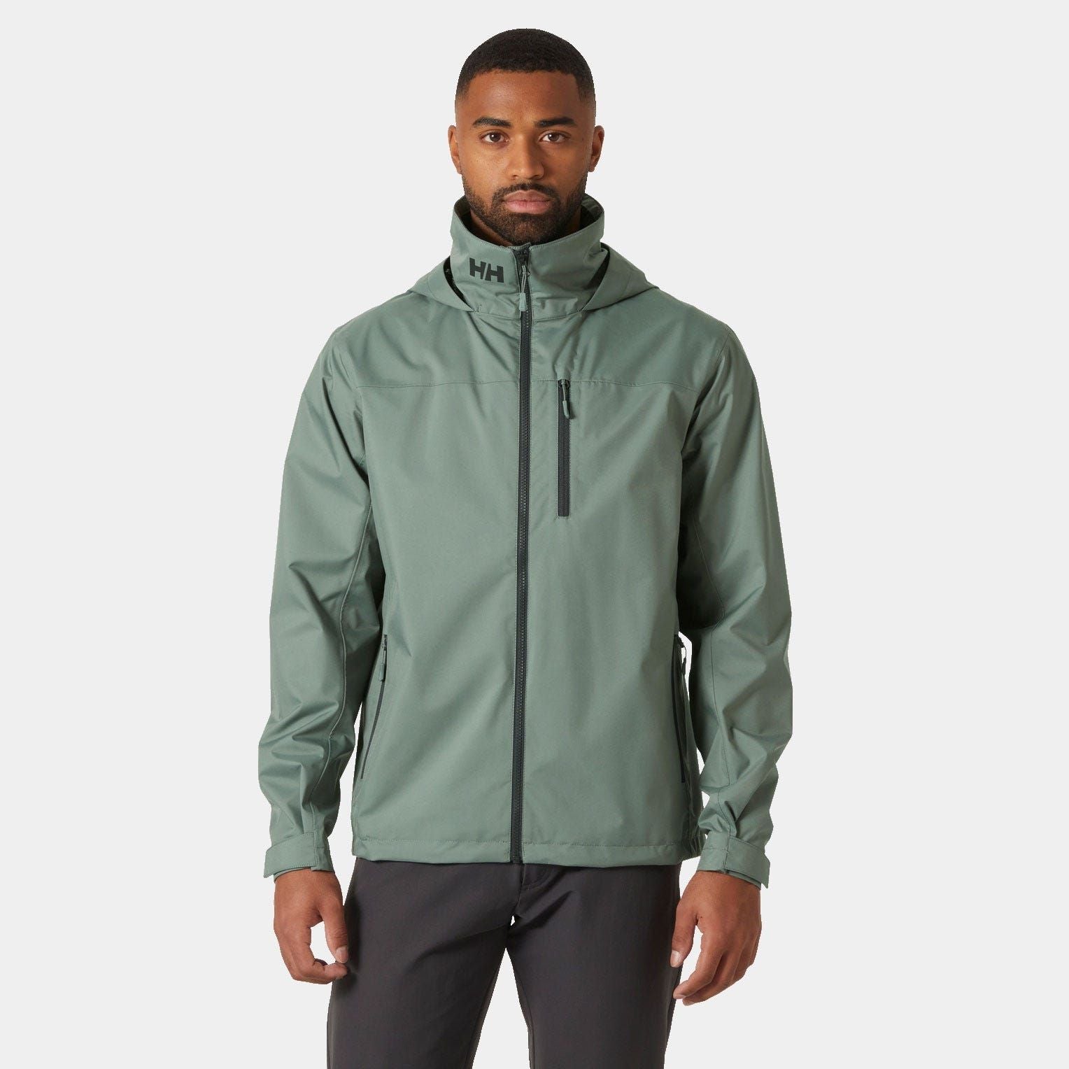 Helly Hansen Men's Crew 2.0 Hooded Jacket - Utility Green