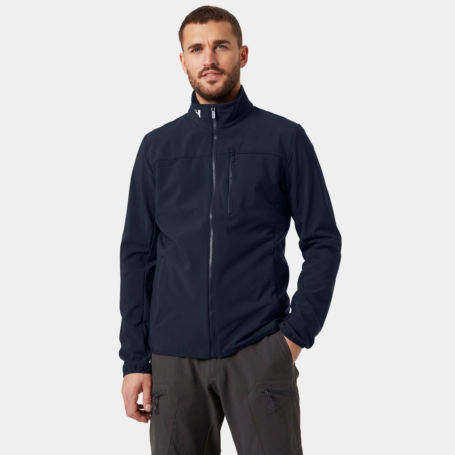 Helly Hansen Men's Crew 2.0 Softshell Jacket - Navy Blue